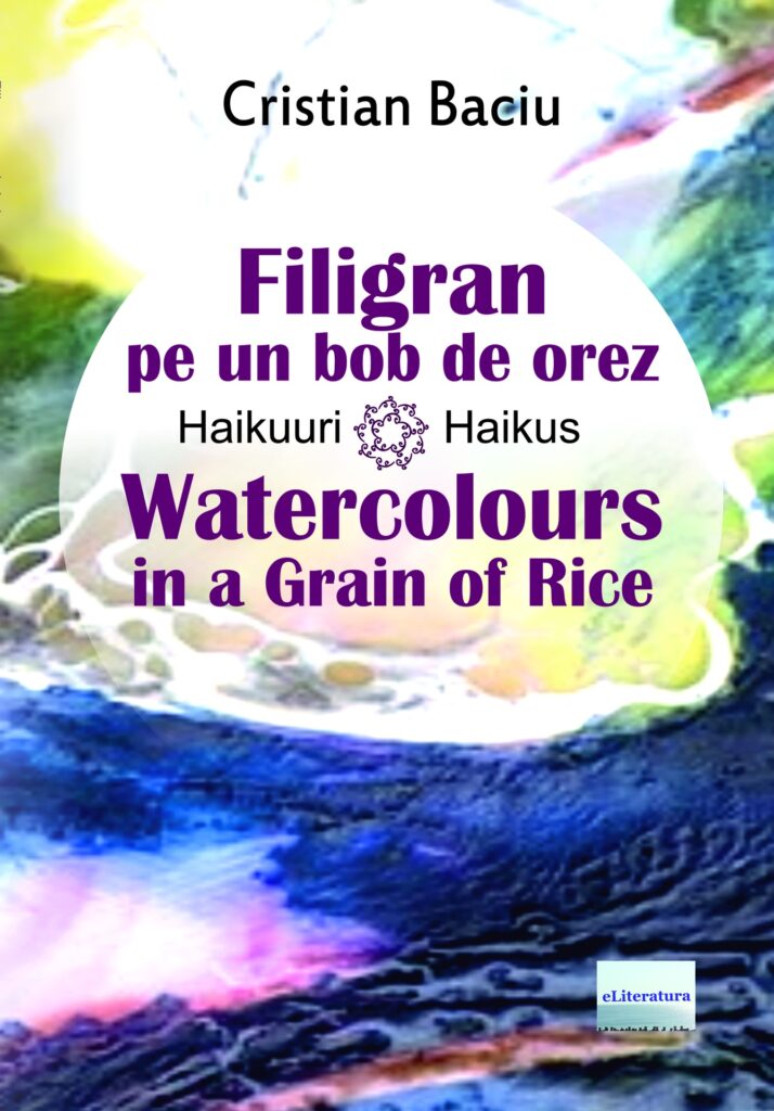 Book cover for Filigran pe un bob de orez. Watercolor in a Grain of Rice
